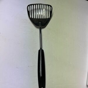 Black Slotted Turner Spatula